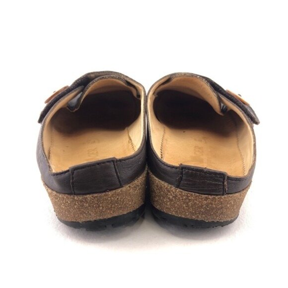 Haflinger Charlotte Bavarian Brown Leather Clogs EUR 42 main image 10